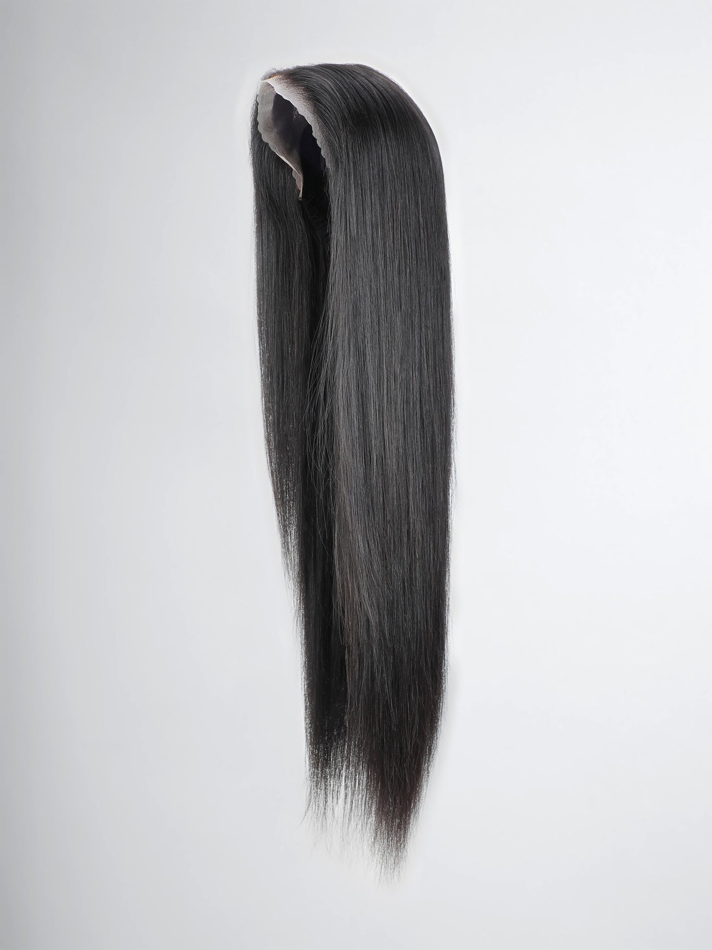 LUXE w/ Free Gift Kit - 220% Density Natural Black Straight 7x5 Lace Closure Wig