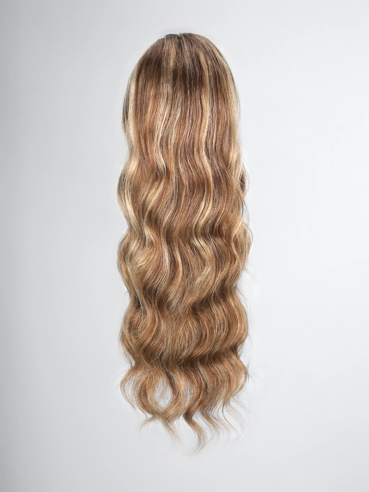 Beyonce Styled 200% Density Honey Blonde Highlights Body Wave Lace Human Hair Wig