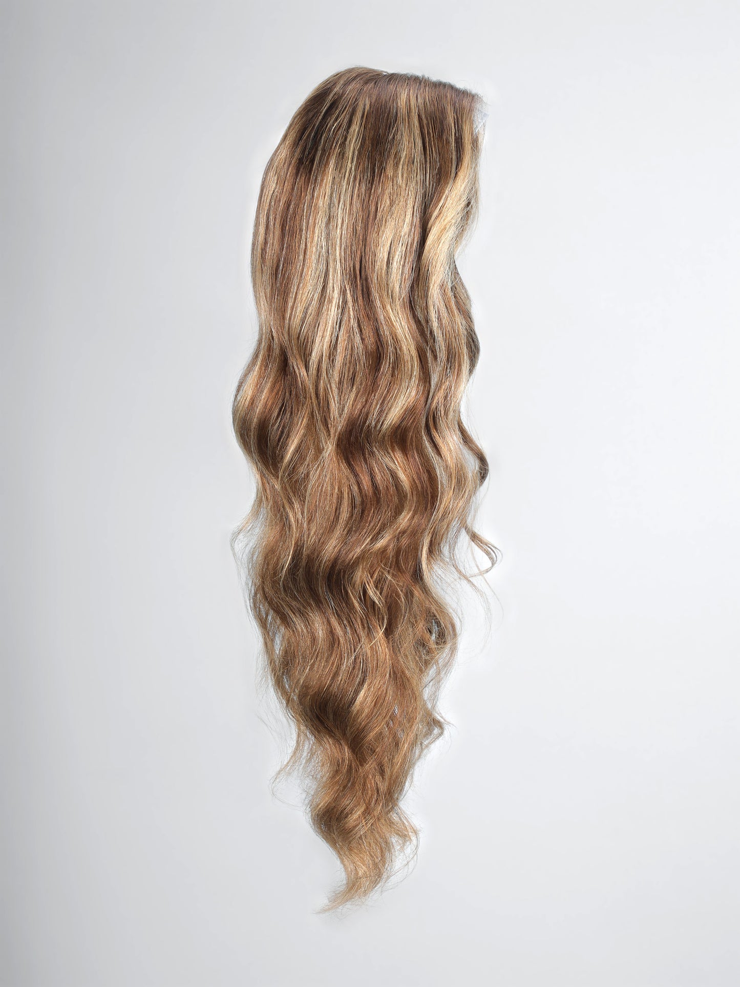 Beyonce Styled 200% Density Honey Blonde Highlights Body Wave Lace Human Hair Wig