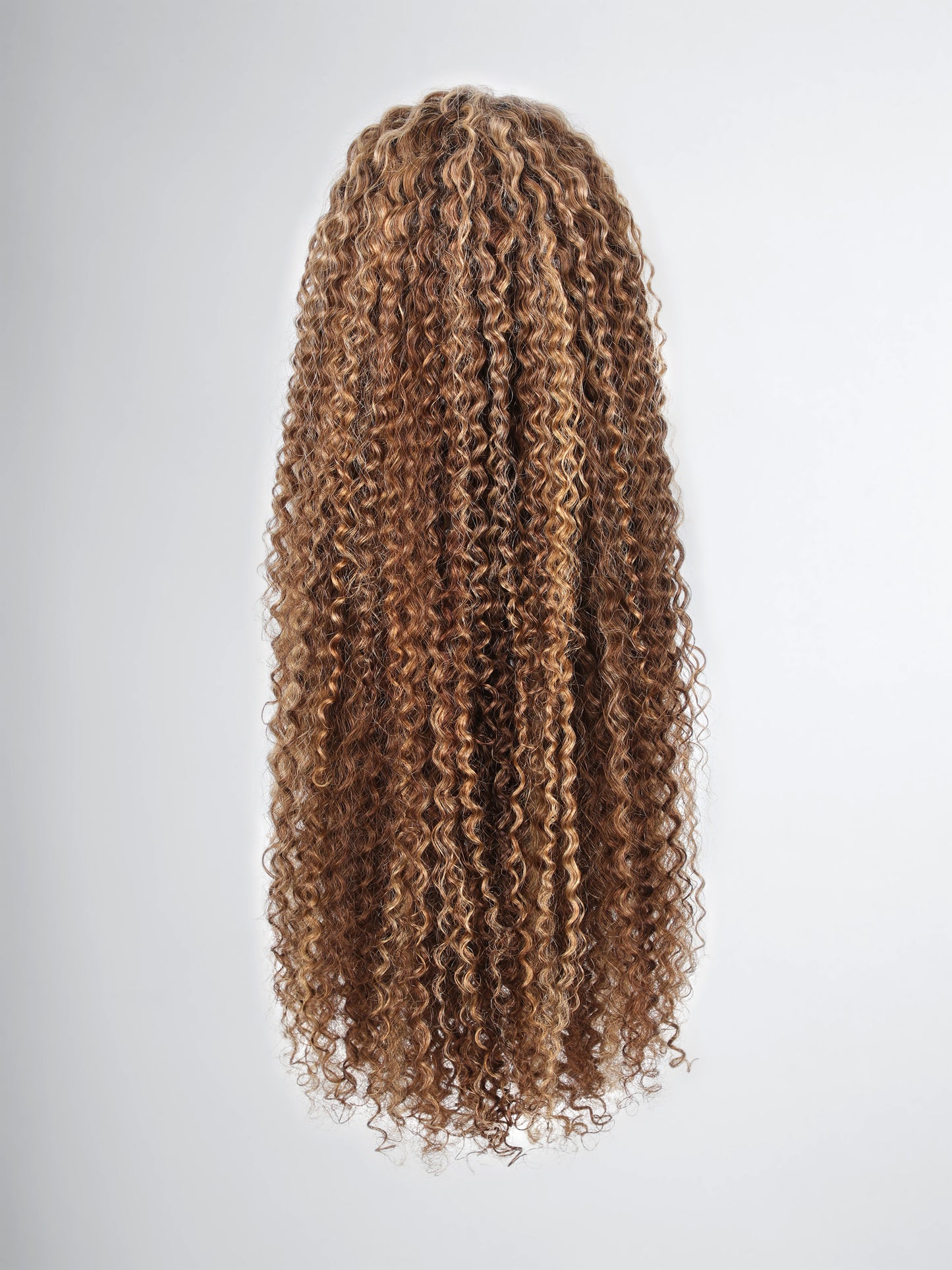 Classic Beyonce Look! 200% Density Honey Blonde Highlights Water Wave Lace Frontal Wig