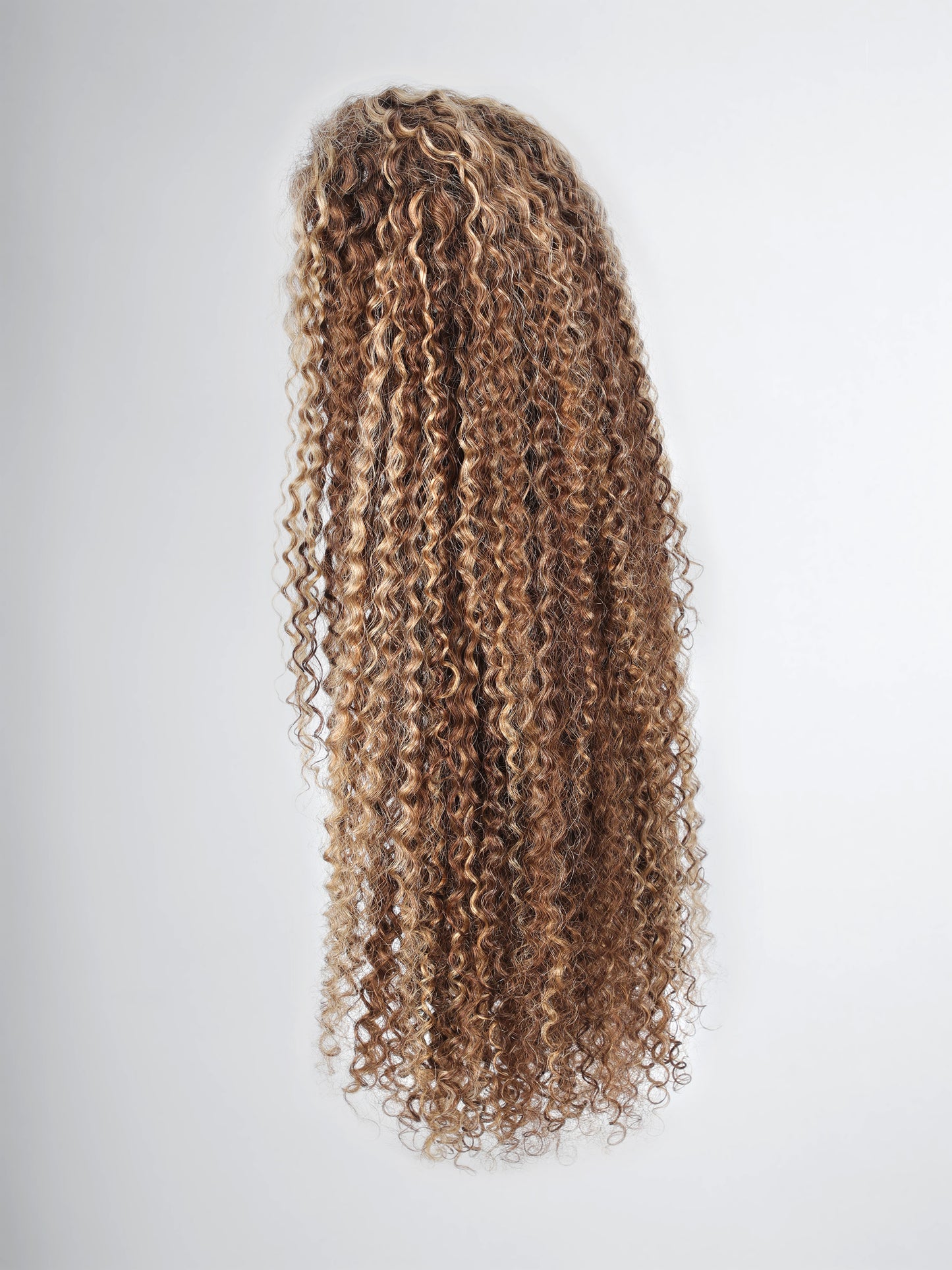 Classic Beyonce Look! 200% Density Honey Blonde Highlights Water Wave Lace Frontal Wig