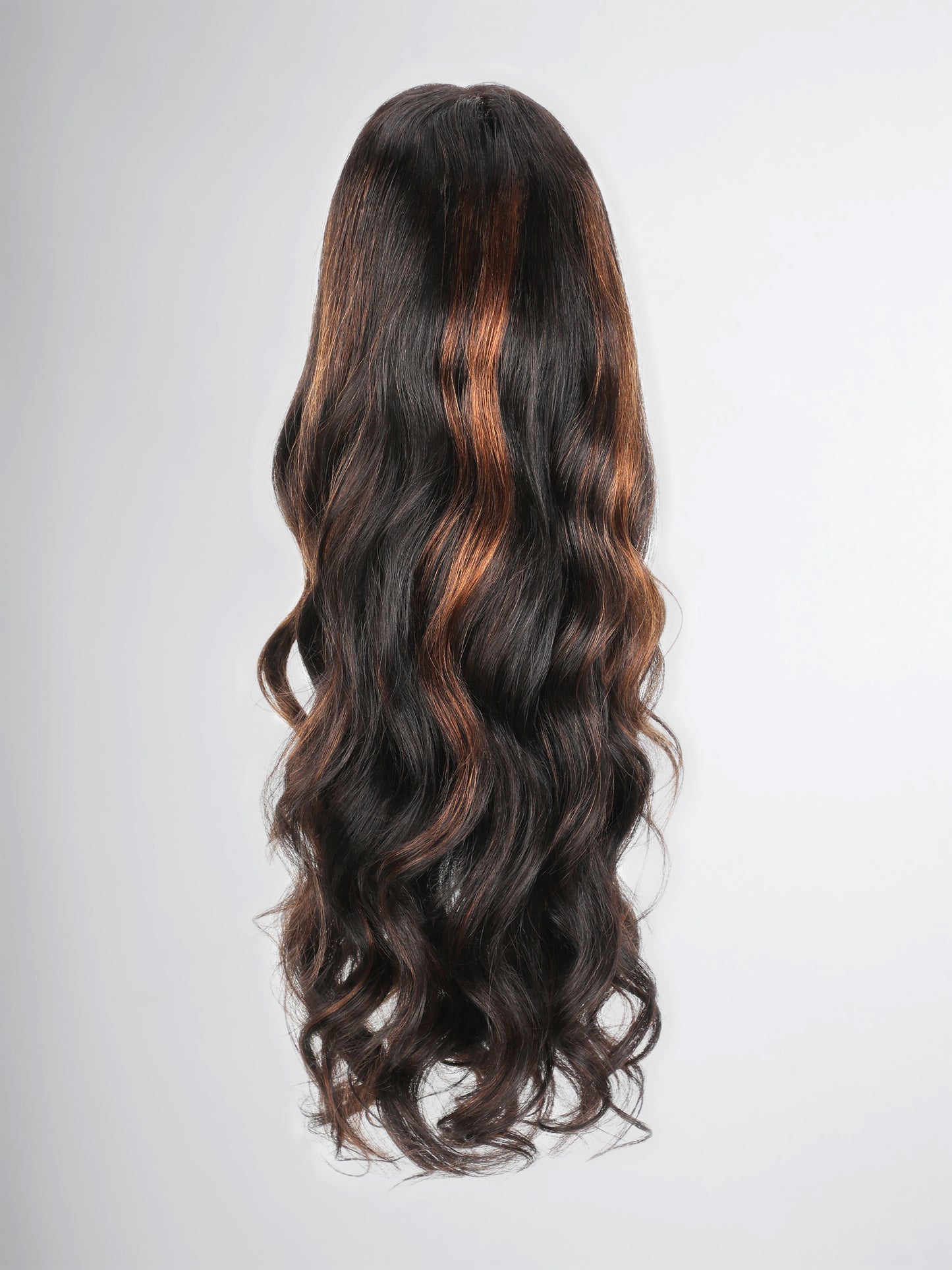 Fall Look Full Look! 200% Density Ombre Brown Highlights Body Wave Wig