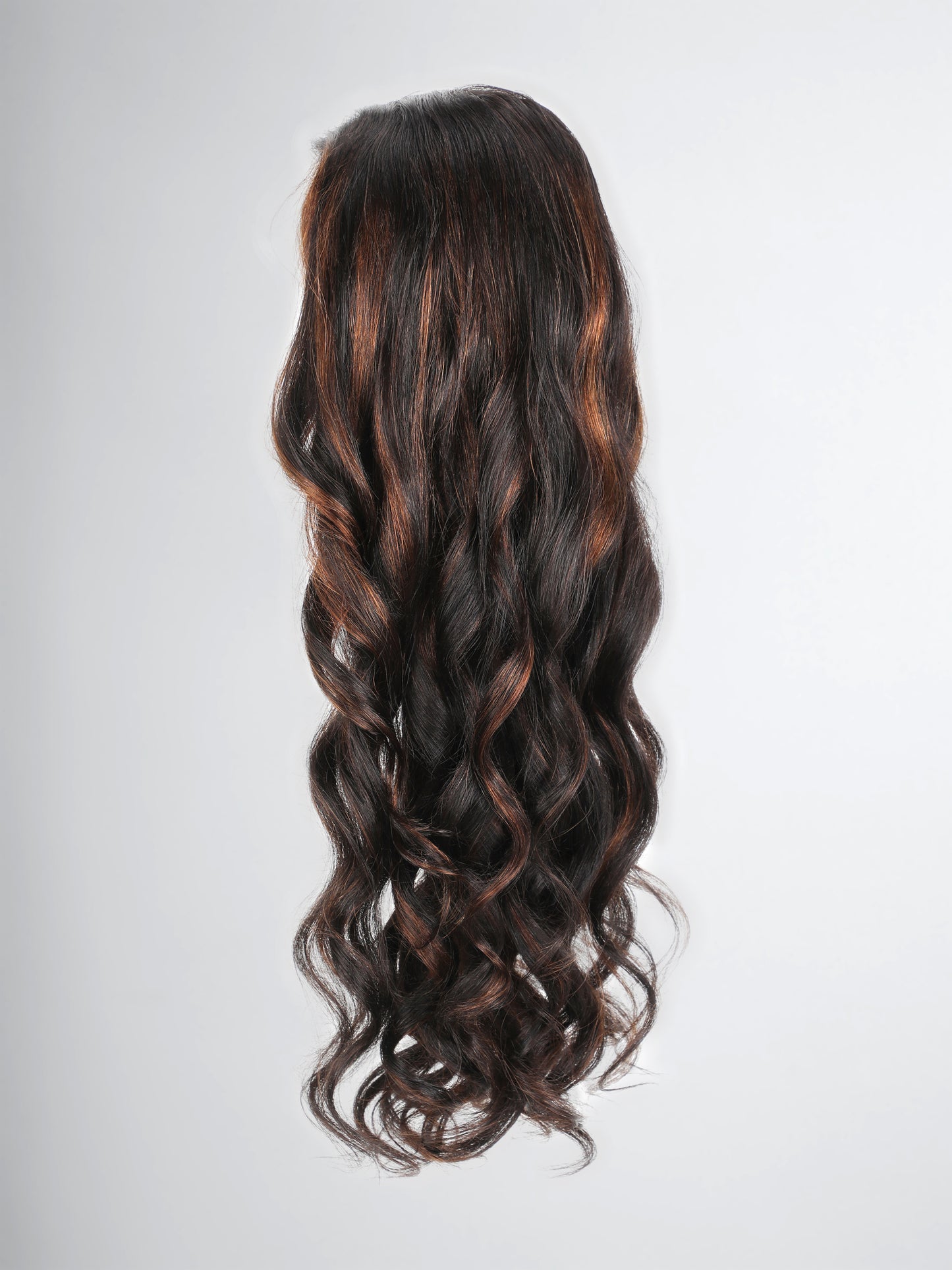 Fall Look Full Look! 200% Density Ombre Brown Highlights Body Wave Wig