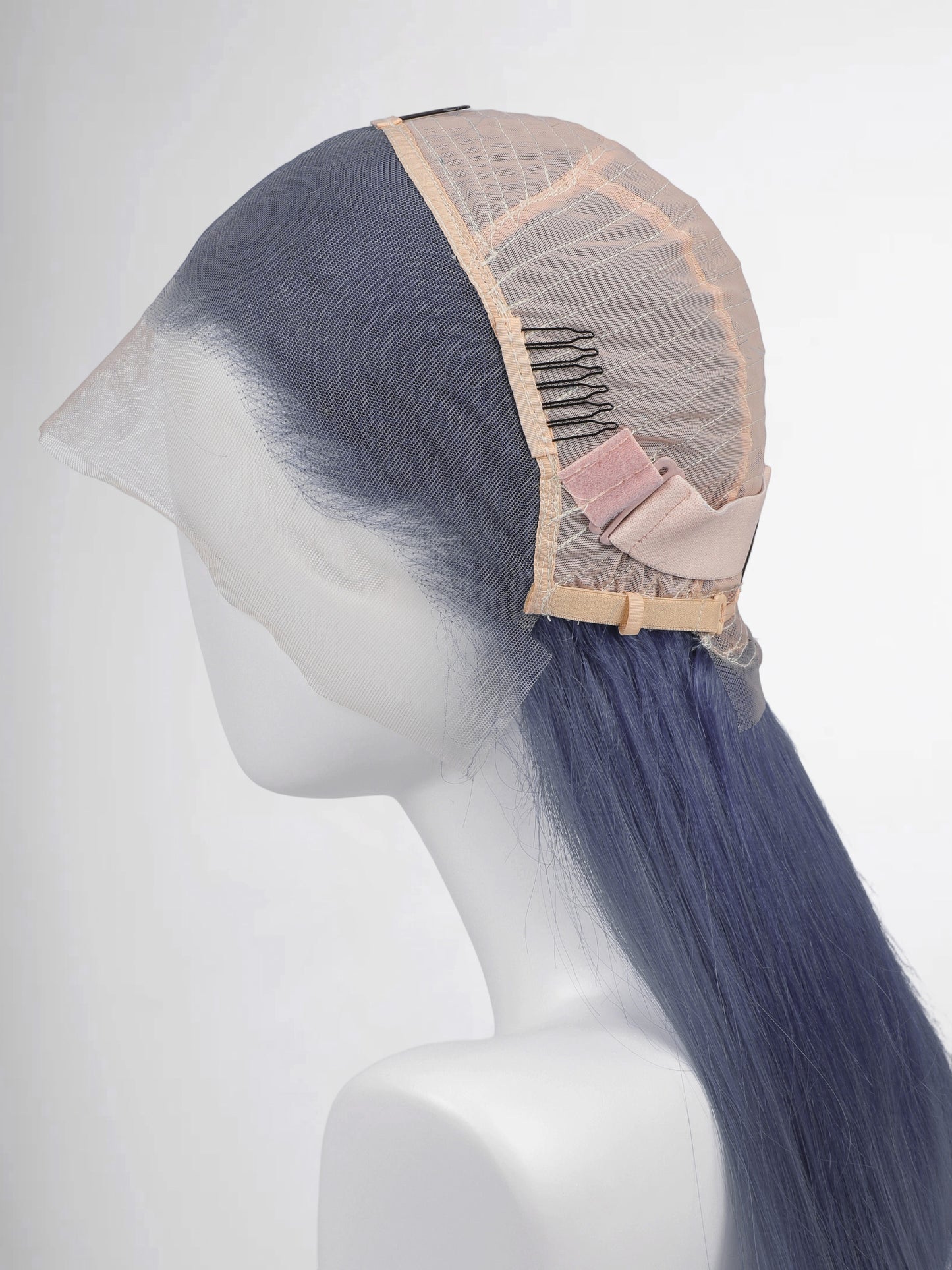 Midnight Sky Gray Straight Lace Front Wig