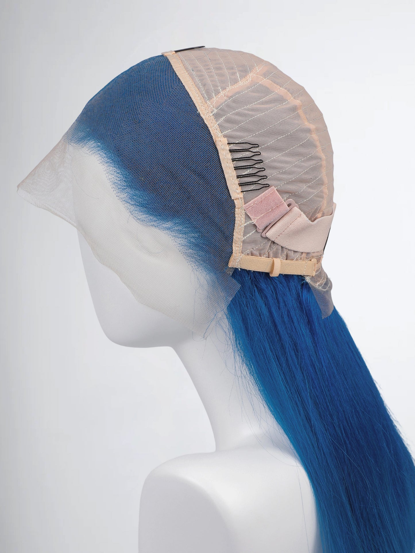Blue Butterfly Pea Colored 13x4 Human Hair Wig