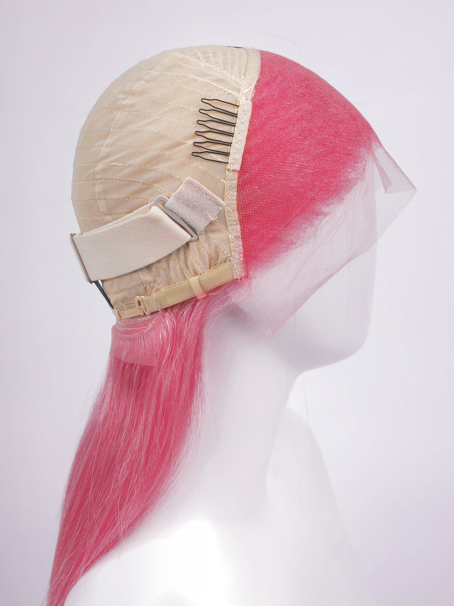 Cotton Candy Glow Straight Lace Front Wig