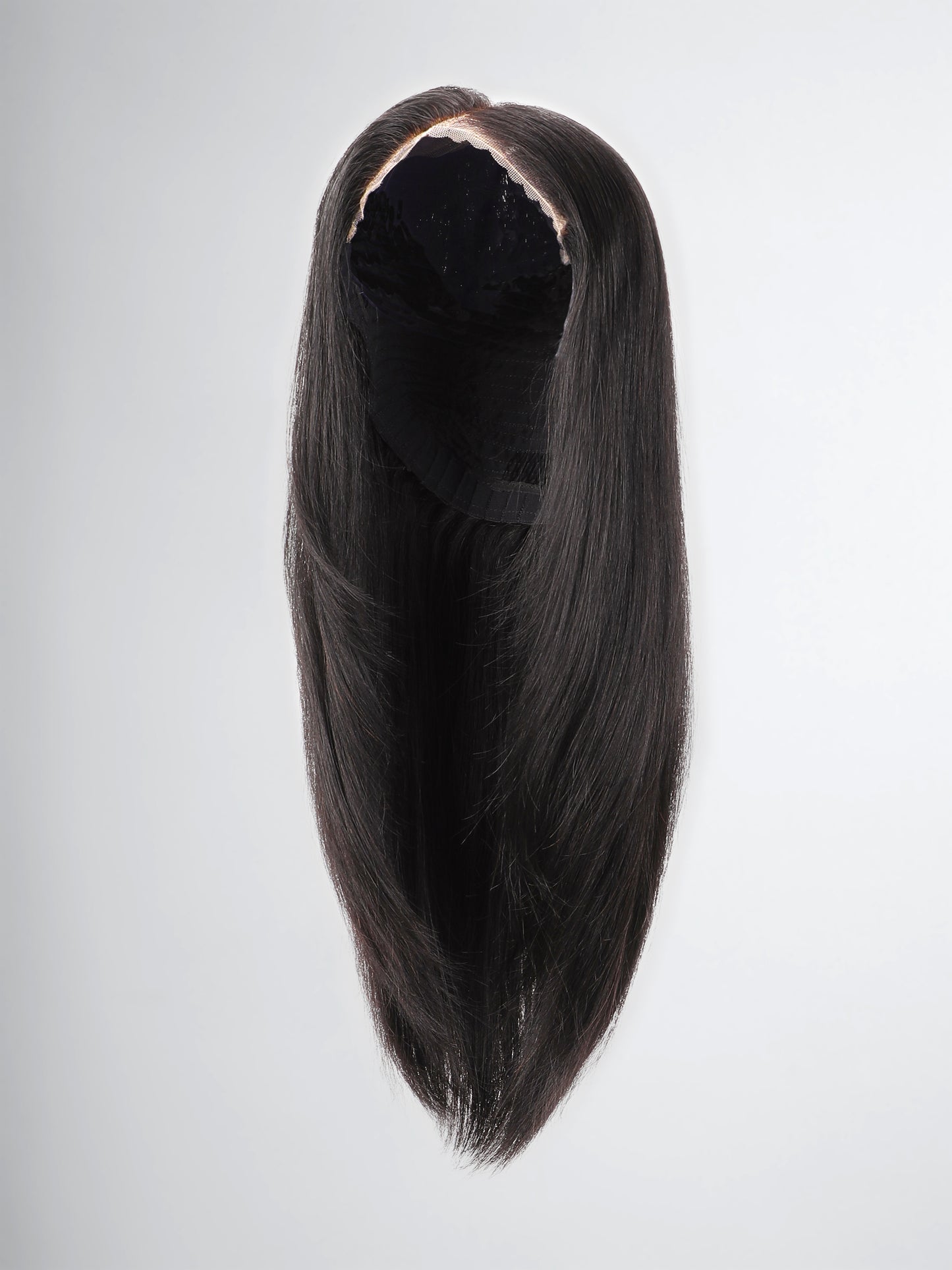Natural Layer Cut Straight Human Hair Wig