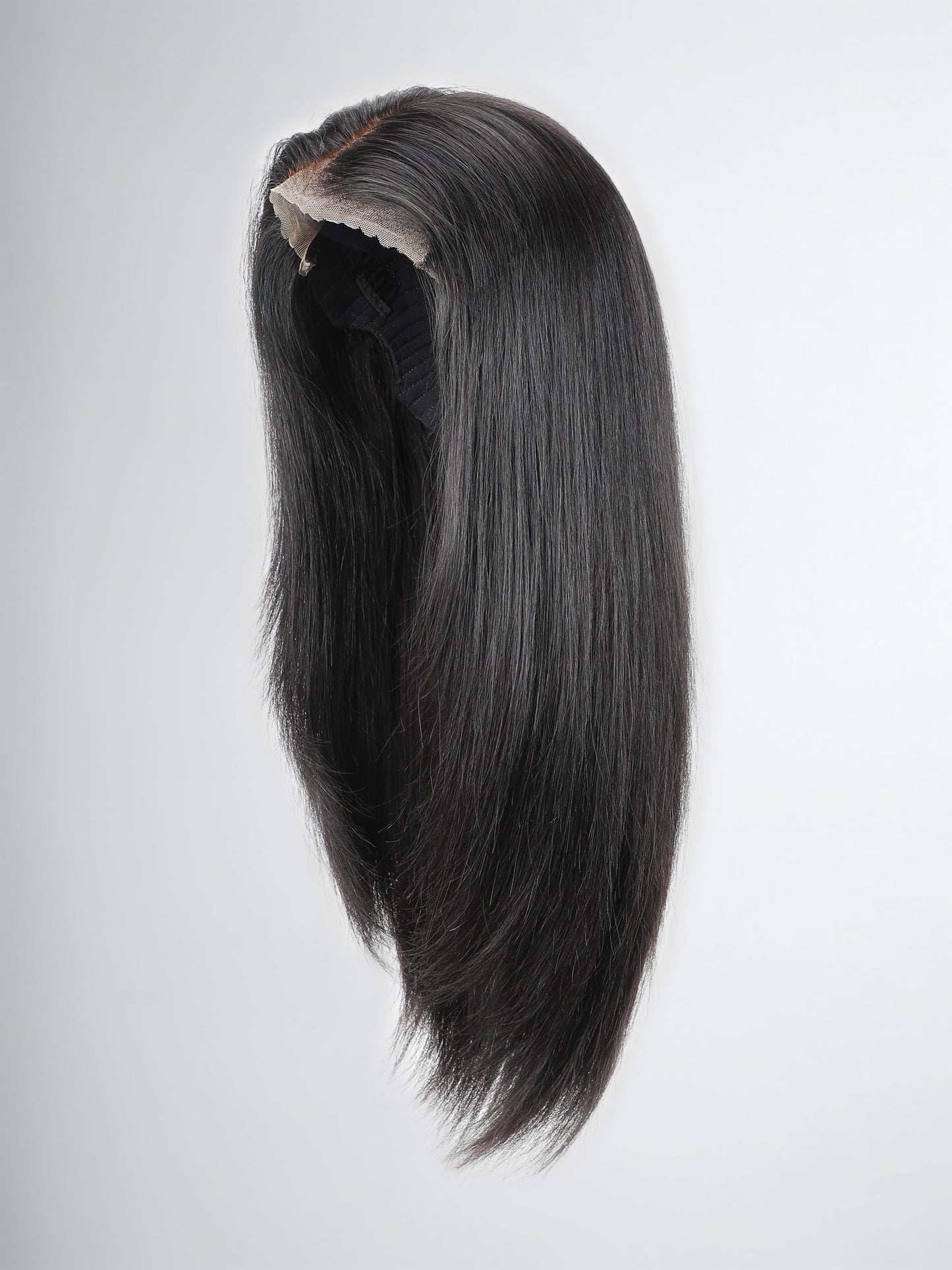 Natural Layer Cut Straight Human Hair Wig