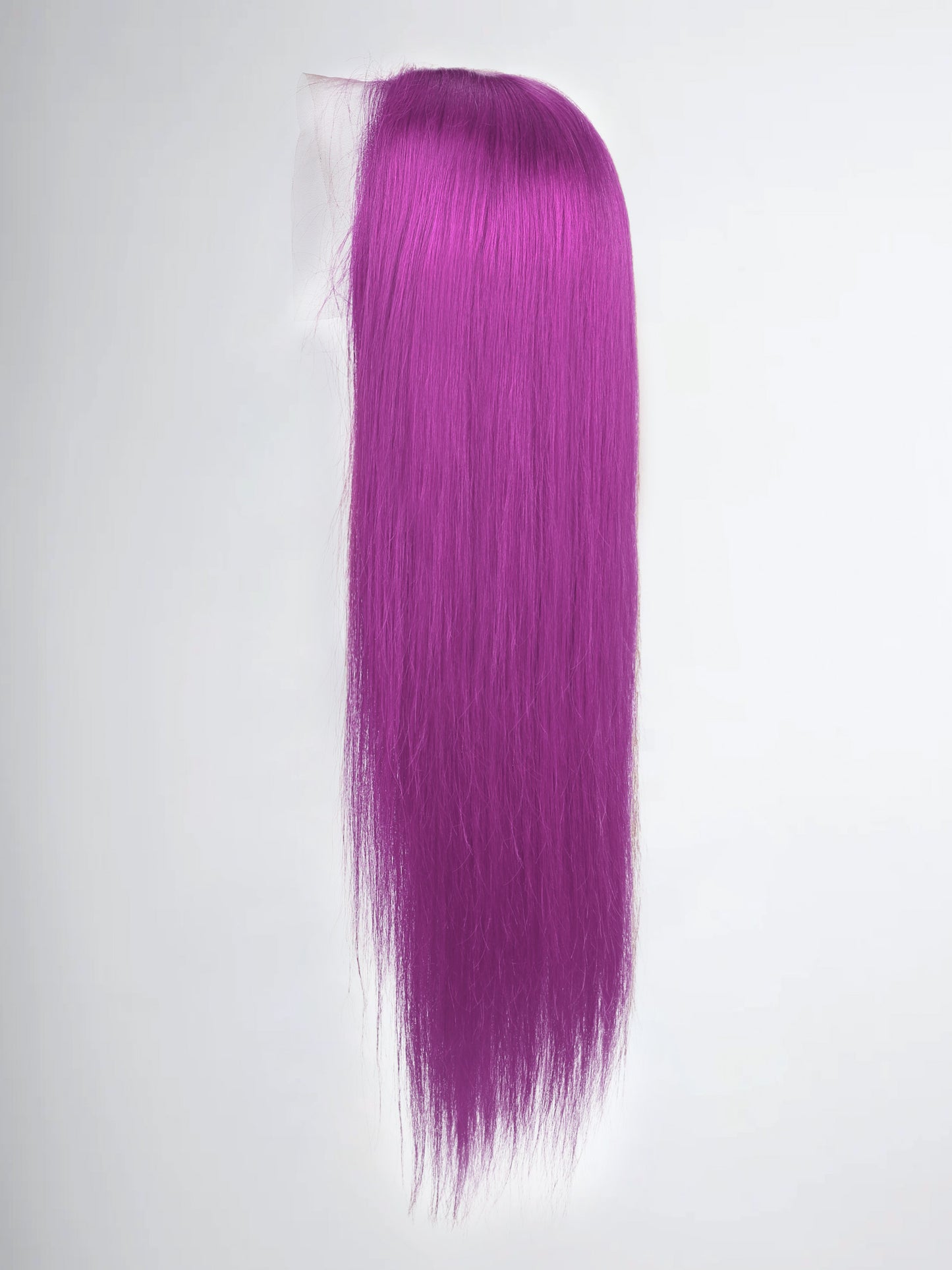 Vivid Violet Glow Straight Lace Front Wig