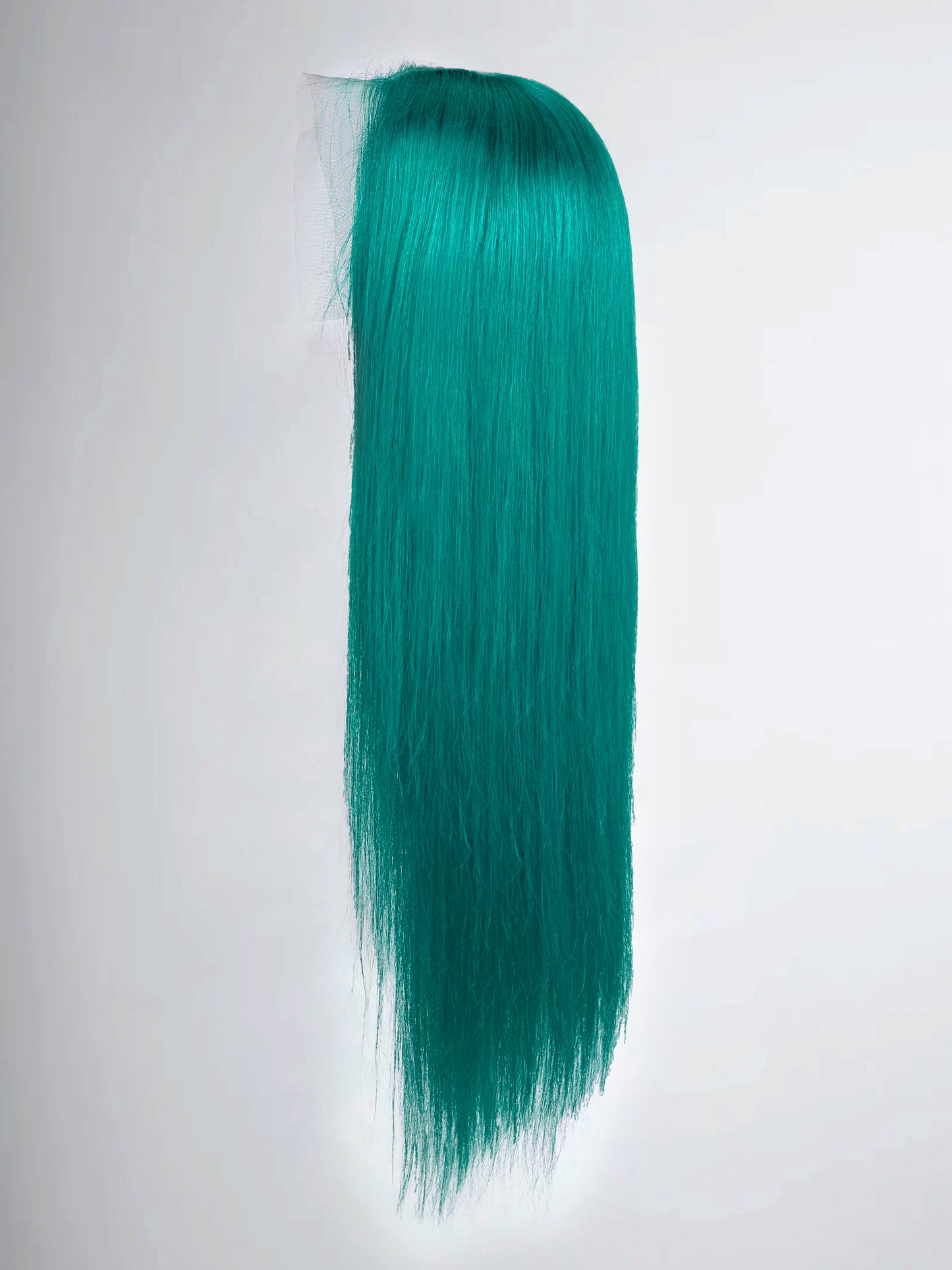 The Gifted Polaris Inspired Teal Green Human Hair Lace Frontal Wig