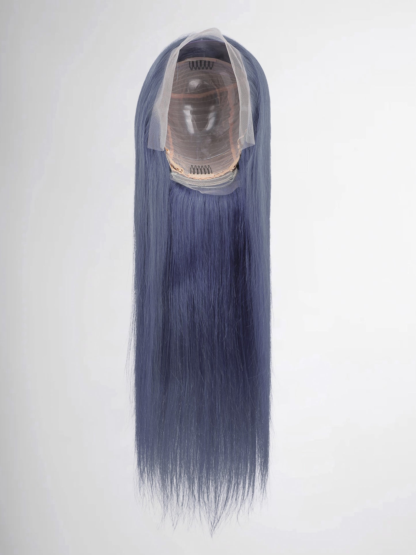 Midnight Sky Gray Straight Lace Front Wig