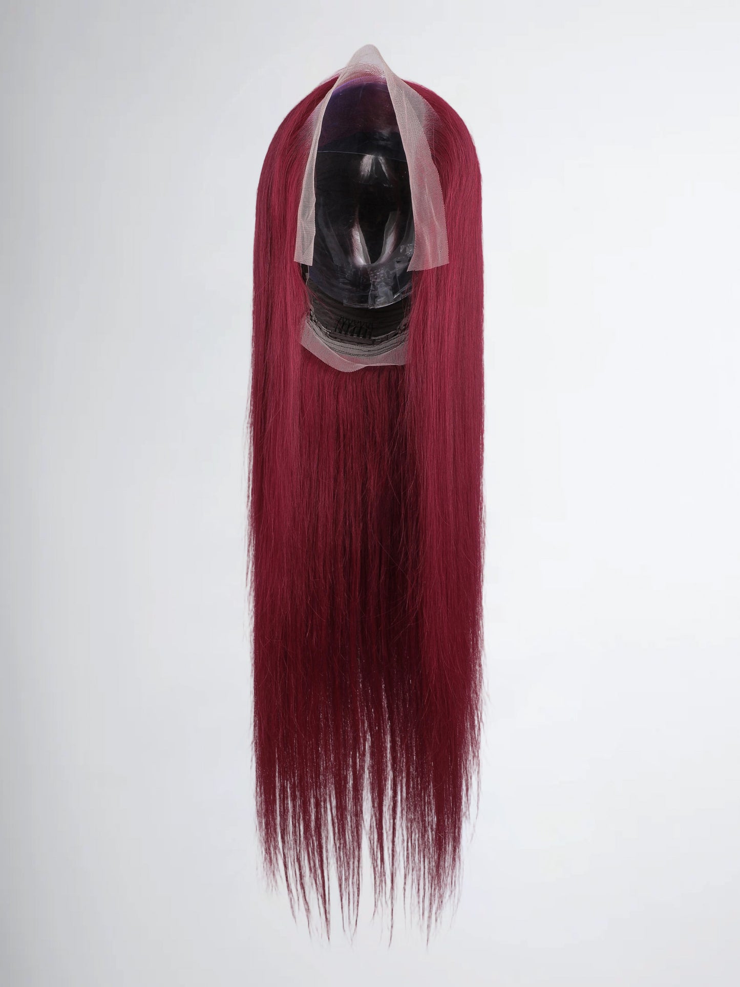Dark Red Cherry 13x4 Human Hair Colored Wig