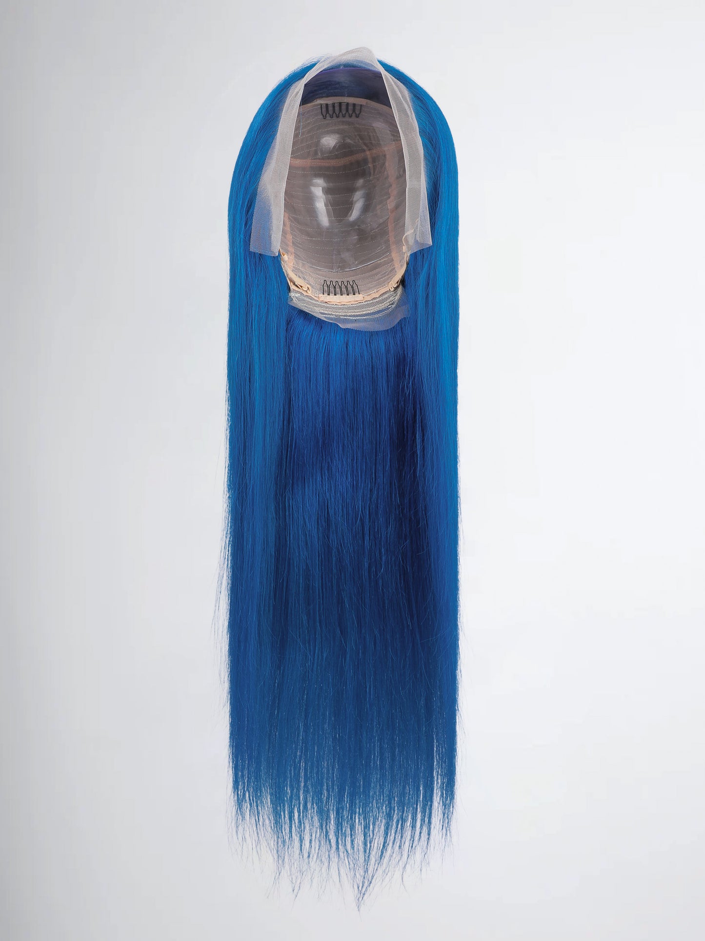 Blue Butterfly Pea Colored 13x4 Human Hair Wig