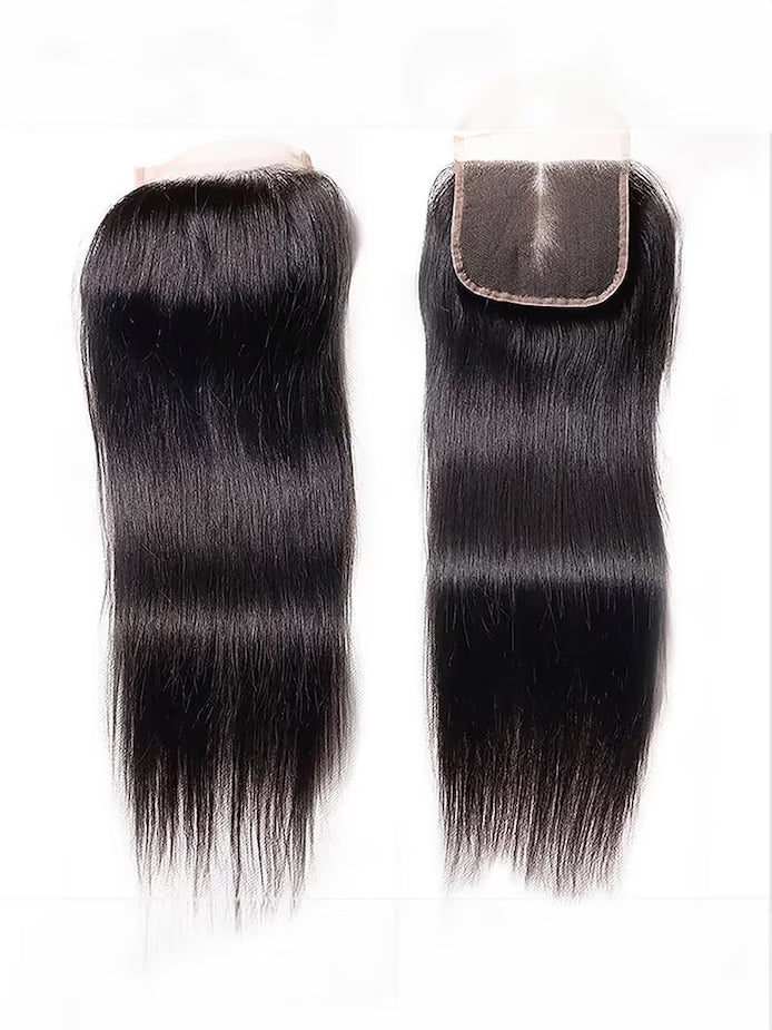 Legacy Collection: 10A High Quality Straight Human Hair Closure
