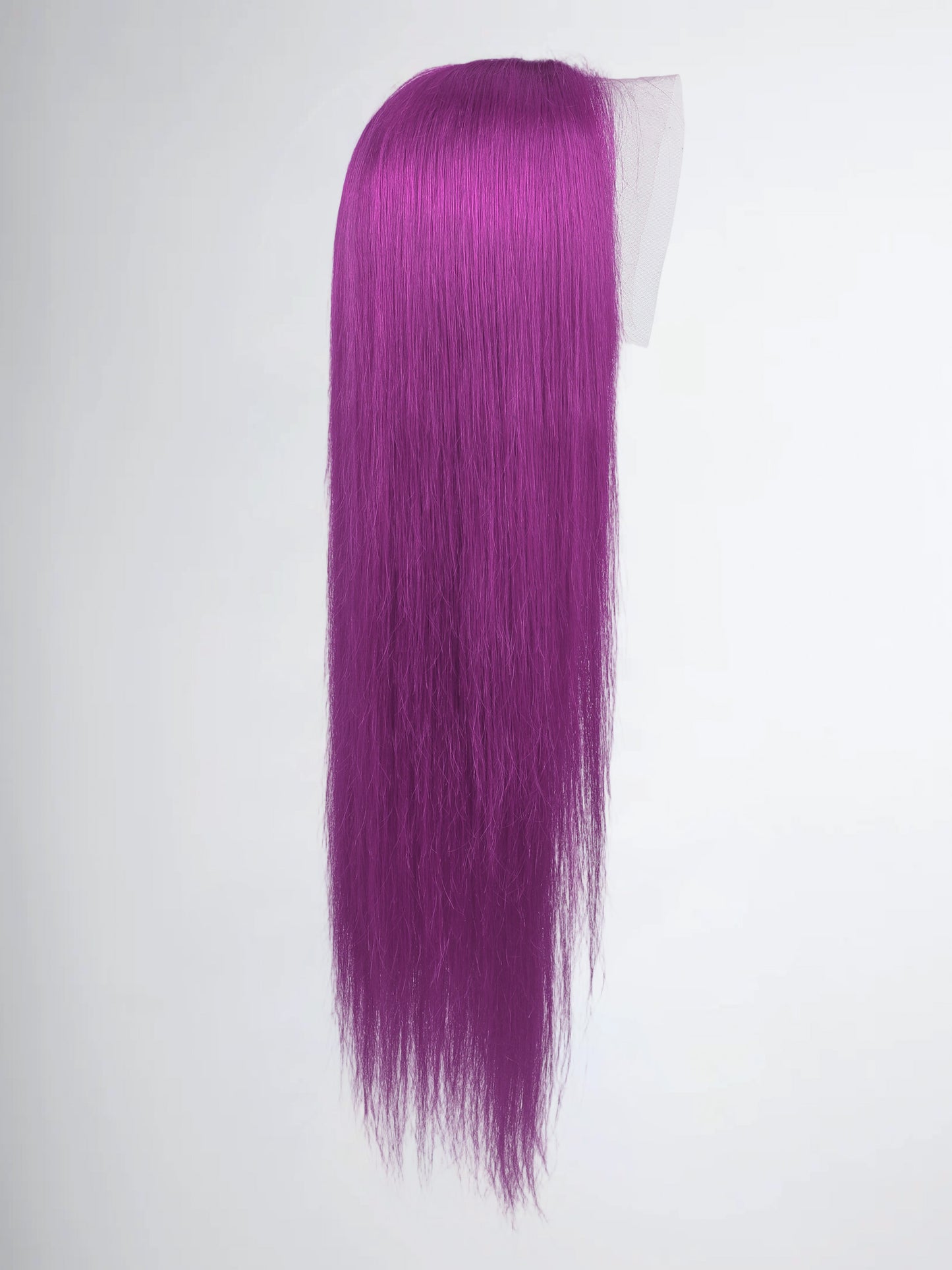 Vivid Violet Glow Straight Lace Front Wig
