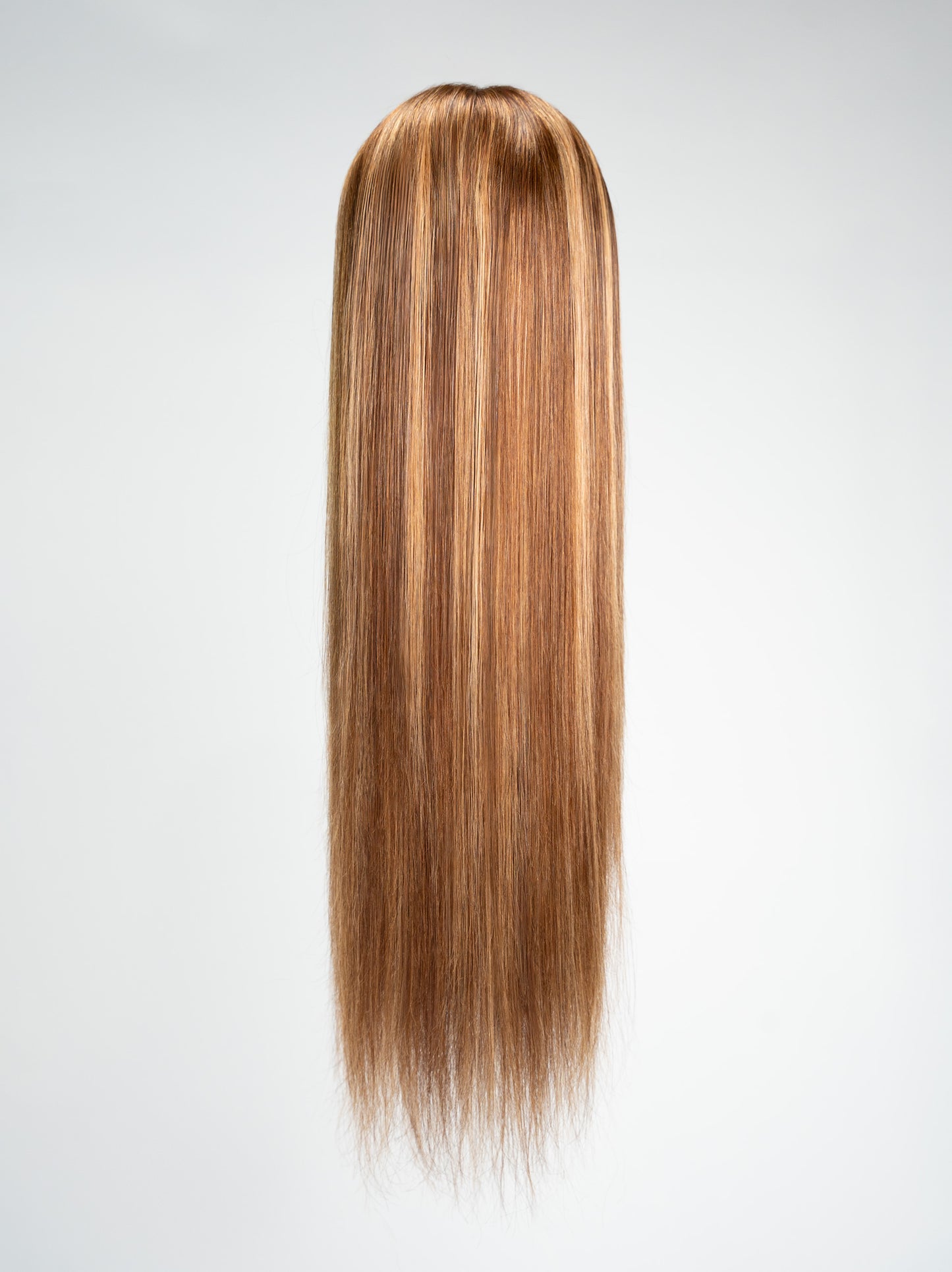 Ready To Wear! Ombre Honey Blonde Straight Highlights Colored Wig