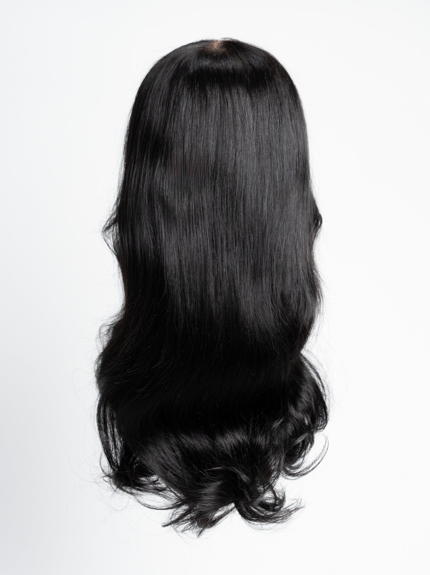 Only One Left😱Glueless Wavy Curtain Bangs Layered 7x5 Lace Frontal Human Hair Wig