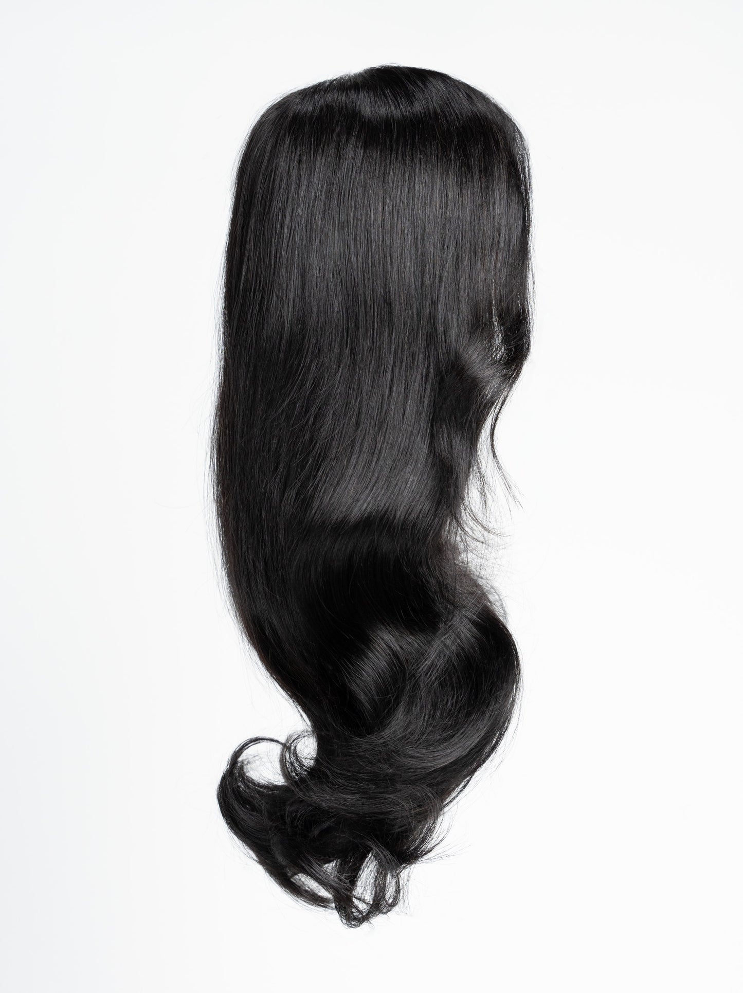 Only One Left😱Glueless Wavy Curtain Bangs Layered 7x5 Lace Frontal Human Hair Wig