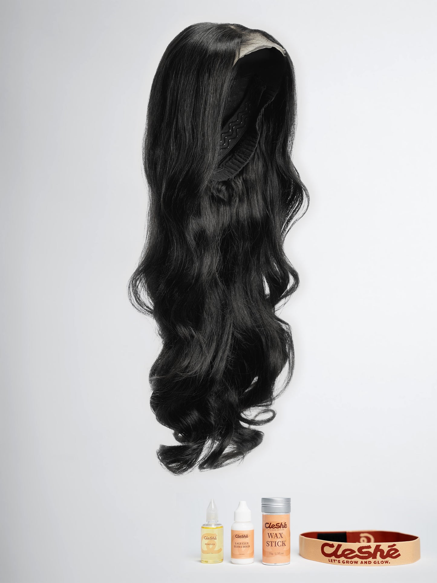 LUXE w/ Free Gift Kit – 220% Density Natural Black Body Wave 7x5 Lace Front Wig