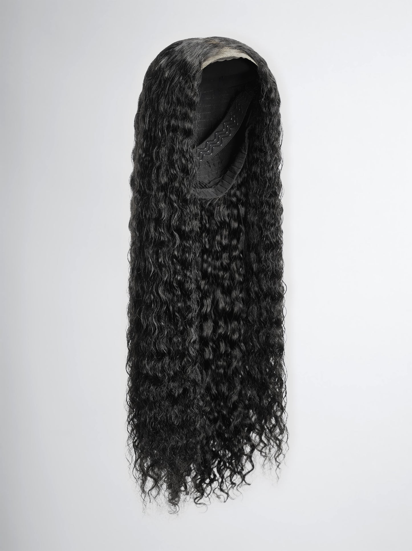LUXE w/ Free Gift Kit - 220% Density Natural Black Water Wave 7x5 Lace Closure Wig