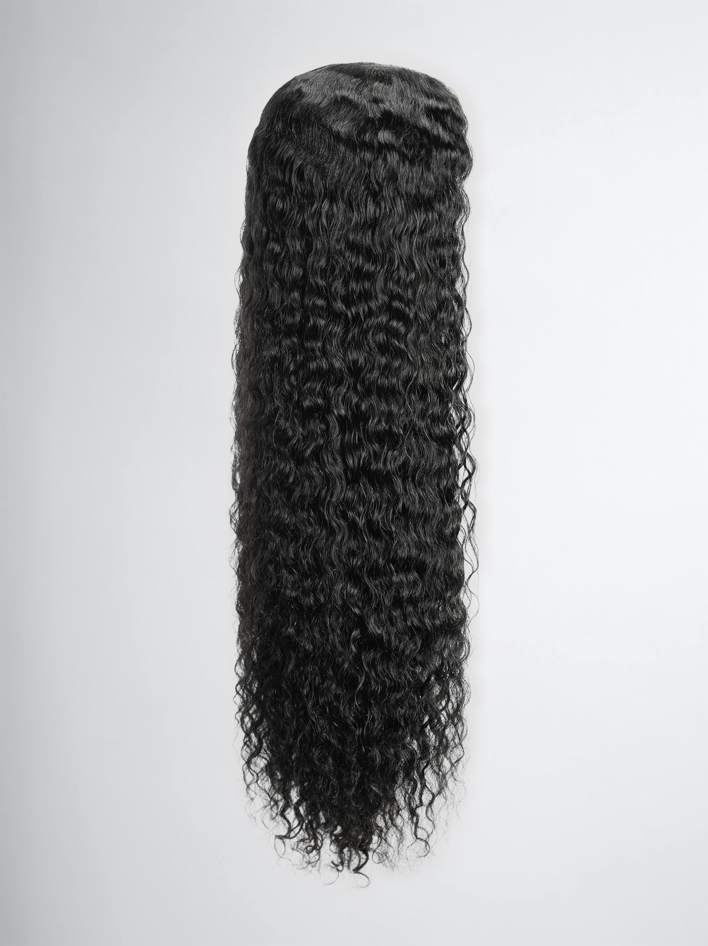 LUXE w/ Free Gift Kit - 220% Density Natural Black Water Wave 7x5 Lace Frontal Wig