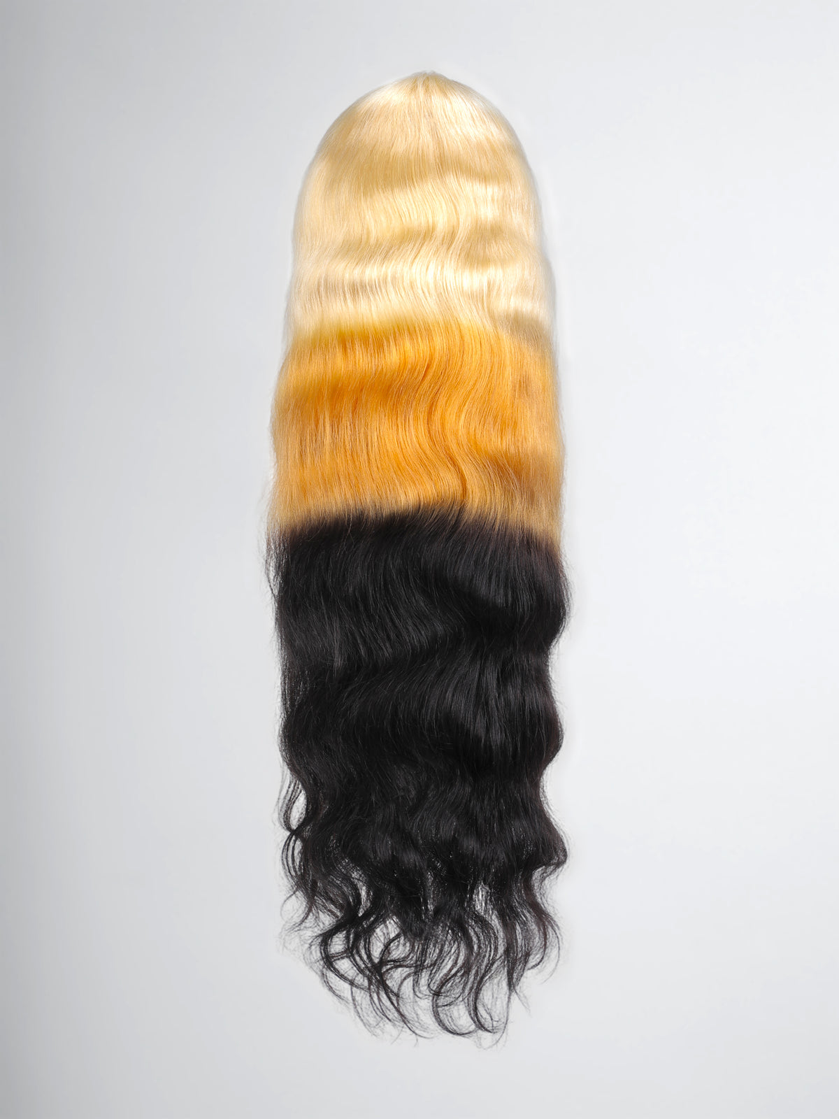 Tri Color Color Wig Ombre 613 Tri-Color Body Wave Human Hair Wig Pre-Plucked and Ready to ...