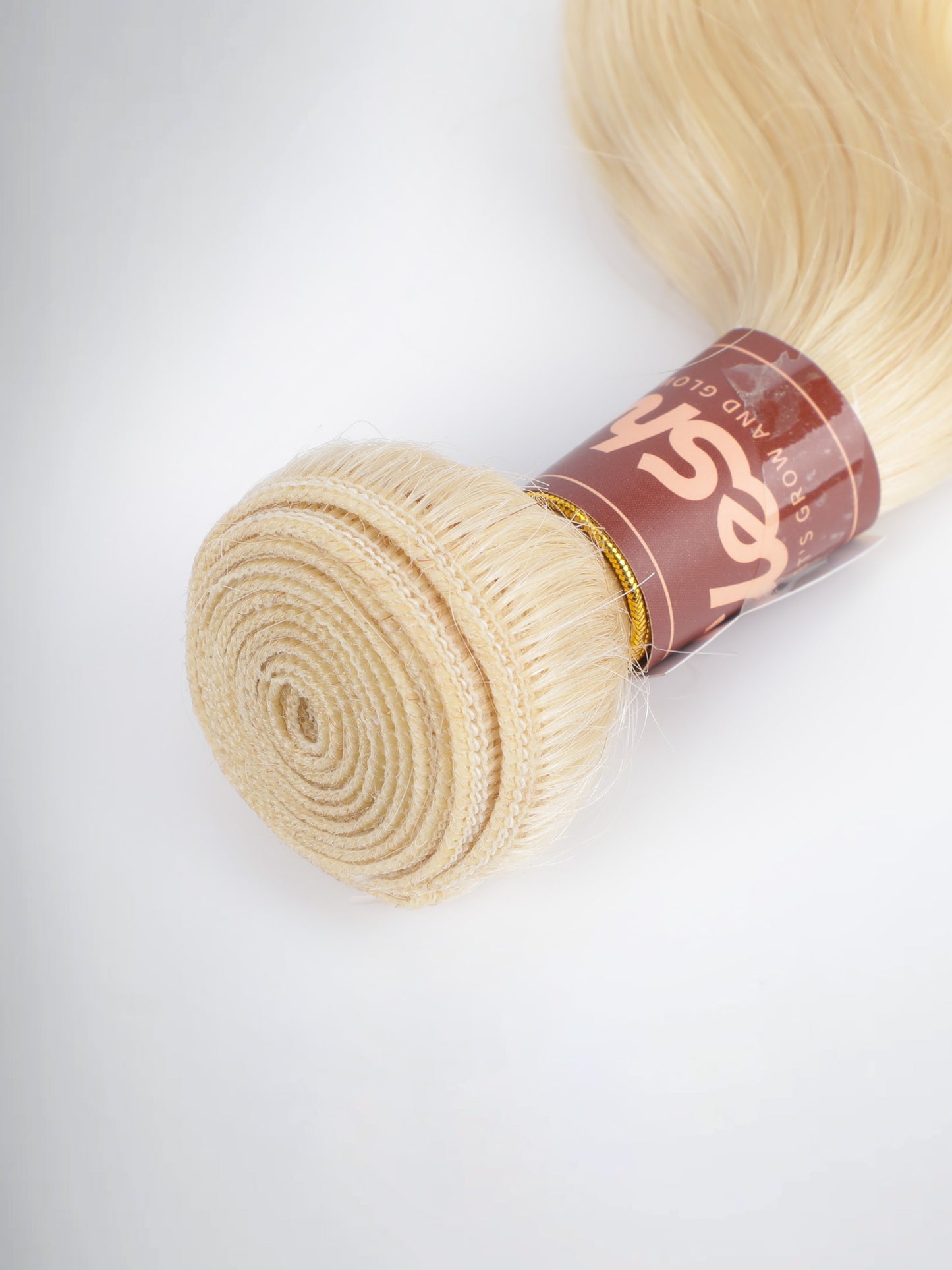 Can Be Dyed To Any Color! #613 Blonde Body Wave Human Hair Bundle