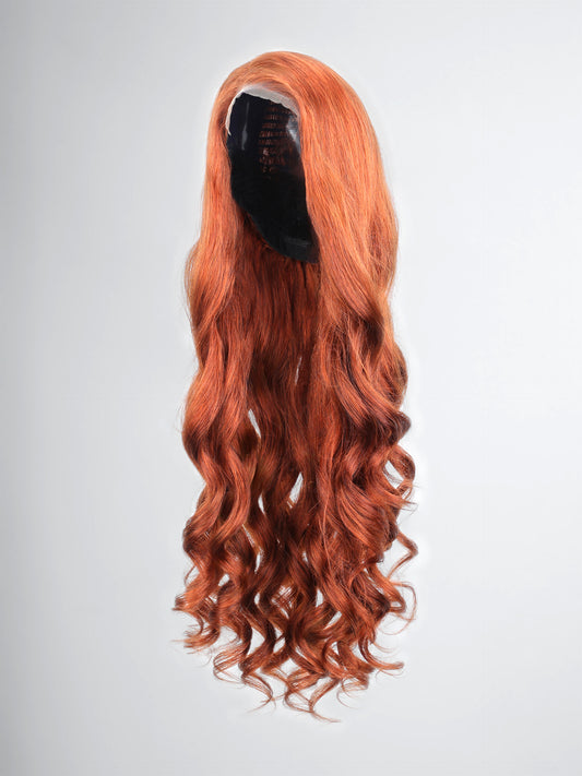 FALL MUST HAVE! Ginger Brown Body Wave Lace Frontal Human Hair Wig