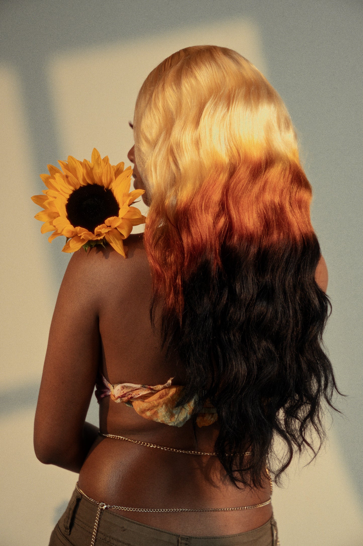 Sun Flower Inspired Look! 220% Density Ombre 613 Tri-Color Body Wave Wig